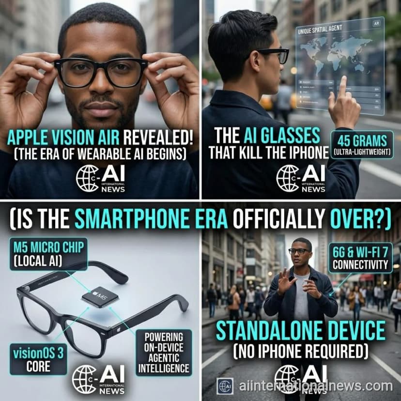 Apple Vision Air Revealed: The AI Glasses Replacing the iPhone in 2026