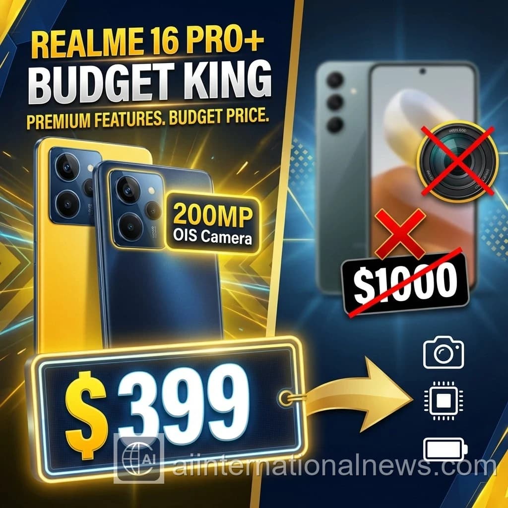 Realme 16 Pro+ at $399 BEATS $1000 Phones - Here's How