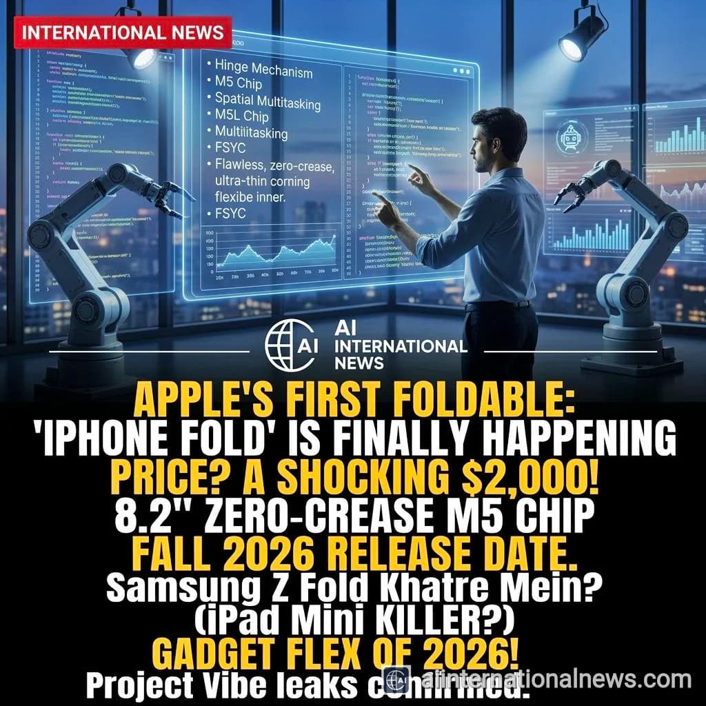 Apple's First Foldable is Here: 'iPhone Fold' Leaks Reveal a Shocking $2,000 Price Tag 📱