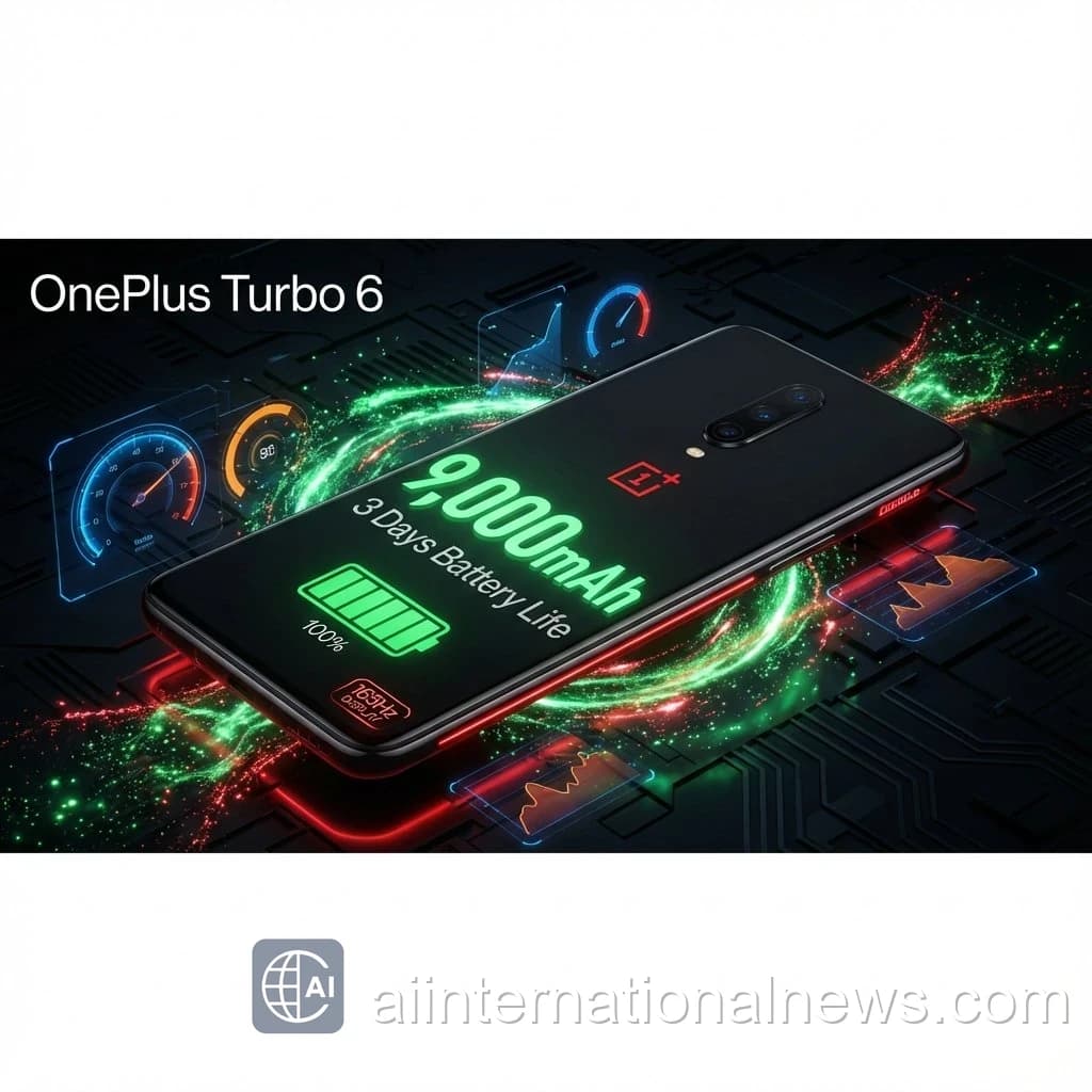 OnePlus Turbo 6: 9,000mAh Battery Lasts 3 Days (Real Test)