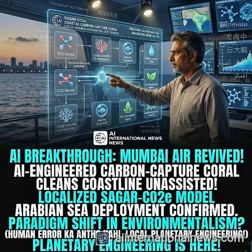 AI Breakthrough: Local Mumbai Coastal Carbon-Capture Corals