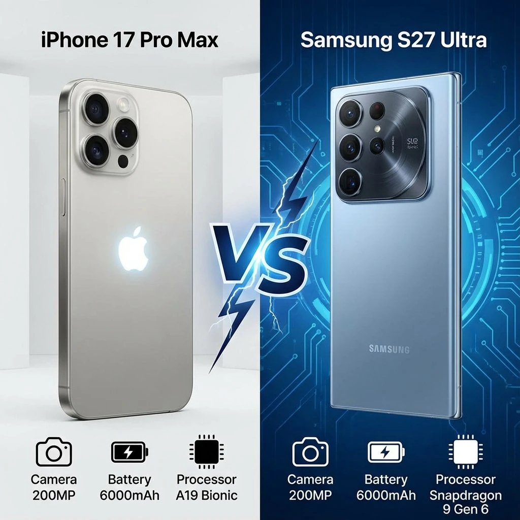 iPhone 17 vs Samsung S27 Comparison