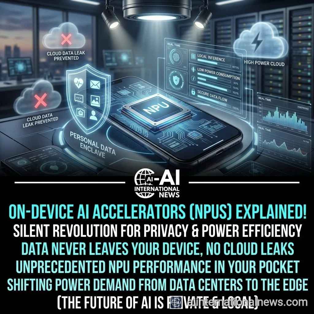 On-Device AI Accelerators (NPUs): Inside the Silent Revolution Redefining Global Privacy Standards and Energy Infrastructure
