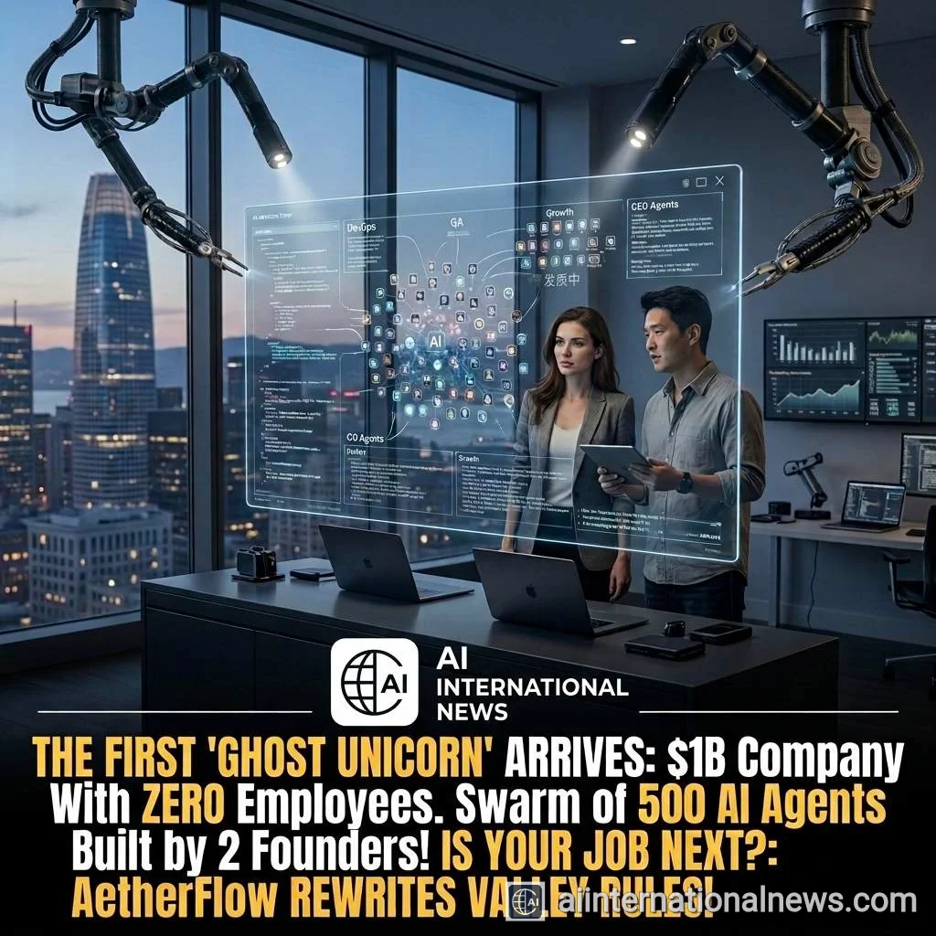 The Ghost Unicorn: How a Two-Person Startup Hit $1 Billion Using AI Agent Swarms