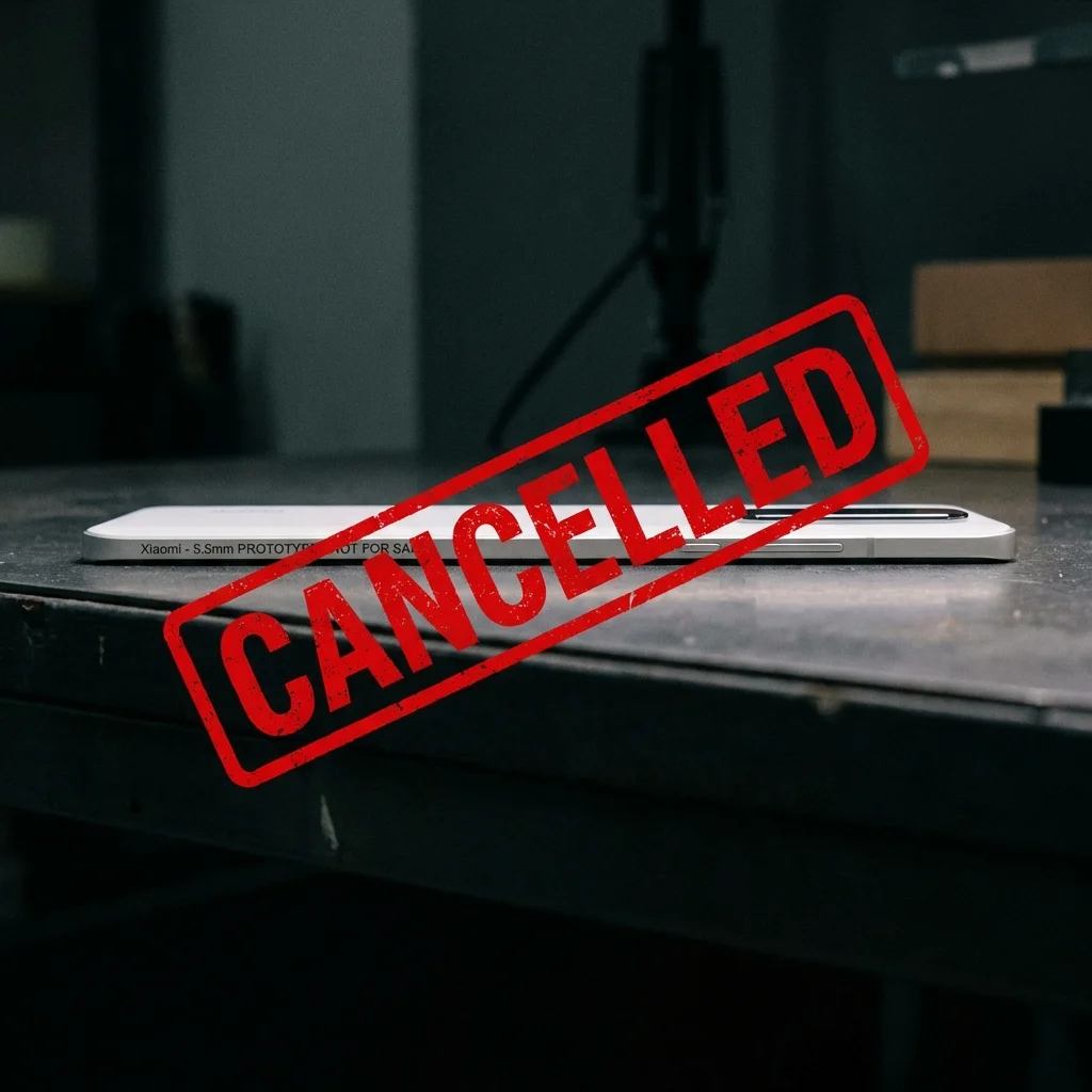 Xiaomi 17 Air cancelled prototype 5.5mm ultra-thin phone